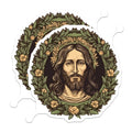 (2 Pack) Jesus Christ Magnets - Christian Faith Decor - Religious Home Kitchen Accent - 5 Inches On Longest Side - Thick Durable Magnet - Made in USA - MAG27928