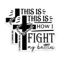 (2 Pack) Christian Inspirational Stickers - Religious Vinyl Decal - Motivational Faith Stickers - 5" On Longest Side - Sticks to Smooth Flat Surfaces - Made in USA - BMCS5628