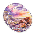 (2 Pack) Petrified Forest National Park Bumper Magnet - US National Park - Choose from 63 Parks - 5" On Longest Side - Decal for Car Bumper, Laptop, Water Bottle, Wall, and Window - MAG1597