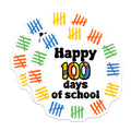(2 Pack) 100 Days of School Magnets - Teacher Appreciation Decor - Classroom Milestone Display - 5 Inches On Longest Side - Thick Durable Magnet - Made in USA - MAG36704