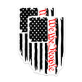 (2 Pack) We The People American Flag Magnets - Patriotic US Symbol - Constitutional Liberty - Veteran Support - 5 Inches On Longest Side - Thick Durable Magnet - Made in USA - MAG39124