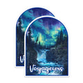 (2 Pack) Voyageurs National Park Bumper Magnet - US National Park - Choose from 63 Parks - 5" On Longest Side - Decal for Car Bumper, Laptop, Water Bottle, Wall, and Window - MAG1552