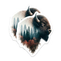 (2 Pack) Bison Magnets - Animal Refrigerator Magnets - Nature Lover Decoration - 5" On Longest Side - Premium Magnet - for Cars, Refrigerators, Toolboxes, Lockers - Made in USA - MAG15869