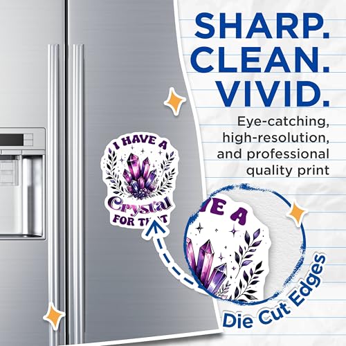 (2 Pack) I Have A Crystal for That Magnets - 5" On Longest Side - for Cars, Fridges, Toolboxes - Made in USA - MAG8067
