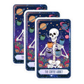 (3 Pack) Coffee Addict Decals - Skeleton Juggling Mugs - Funny Laptop Decals - 3 Inches On Longest Side - Easy Peel & Apply - Made in USA - 3MCS8756