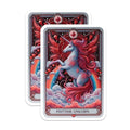 (2 Pack) Fantasy Unicorn Magnet - 5" On Longest Side - Sticks to Smooth Flat Surfaces - Made in USA - MAG10105