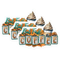 (3 Pack) But First Coffee Decals - Coffee Lover Decor - Laptop Decal - 3 Inches On Longest Side - Easy Peel & Apply - Made in USA - 3MCS6304
