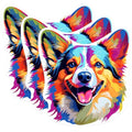 (3 Pack) Corgi Decals - Laptop Decal - Dog Breed Decals - 3 Inches On Longest Side - Easy Peel & Apply - Made in USA - 3MCS0790