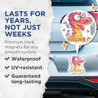 (2 Pack) Funny Dinosaur Magnets - Everyone was Thinking It I Just Said It - Cute Fridge Magnets - Quirky Kitchen - 5" On Longest Side - for Cars, Fridges, Toolboxes - Made in USA - MAG4377