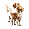 (2 Pack) Brown Spaniel Dog Magnets - Pet Lover Decor - Dog Mom Accessory - Animal Art Fridge - 5 Inches On Longest Side - Thick Durable Magnet - Made in USA - MAG28384