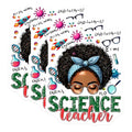 (3 Pack) Science Teacher Decals - Education Decal - Scientist Stickers - 3 Inches On Longest Side - Easy Peel & Apply - Made in USA - 3MCS4438