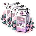 (3 Pack) Mental Health Juice Decals - Positive Message Decal - Laptop Decals - 3 Inches On Longest Side - Easy Peel & Apply - Made in USA - 3MCS2030