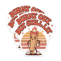 (2 Pack) Burnt Out But Still Lit Magnets - Humorous Matchstick - Positive Vibe Refrigerator Decor - 5 Inches On Longest Side - Thick Durable Magnet - Made in USA - MAG21931
