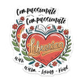 (2 Pack) Librarian Stickers - Compassionate Educator Stickers - Warm Loving Kind Stickers - 5" On Longest Side - Sticks to Smooth Flat Surfaces - Made in USA - BMCS3727