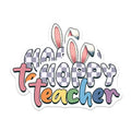 (2 Pack) Hoppy Teacher Magnets - Bunny Ear Teacher Decor - Classroom Decoration - 5" On Longest Side - for Cars, Fridges, Toolboxes - Made in USA - MAG8151