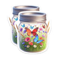 (2 Pack) Nature Inspired Refrigerator Decor Magnet - 5" On Longest Side - Sticks to Smooth Flat Surfaces - Made in USA - MAG9363