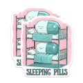 (2 Pack) Sleeping Pills Magnets - Pharmacy Decor - 5" On Longest Side - for Cars, Fridges, Toolboxes - Made in USA - MAG7632