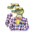(2 Pack) Funny Animal Decor Magnet - 5" On Longest Side - Sticks to Smooth Flat Surfaces - Made in USA - MAG9501