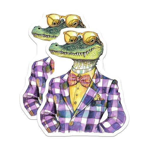 (2 Pack) Funny Animal Decor Magnet - 5" On Longest Side - Sticks to Smooth Flat Surfaces - Made in USA - MAG9501