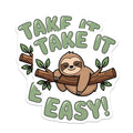 (2 Pack) Sloth Magnets - Take It Easy Sloth - Relaxing Animal Decor - Funny Refrigerator Art - 5 Inches On Longest Side - Thick Durable Magnet - Made in USA - MAG22108