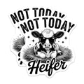 (2 Pack) Not Today Heifer Magnets - Funny Sarcastic Cow Magnets - Humorous Farm Animal Decor - Refrigerator Decorations for Her - 5" - Durable Magnet - Made in USA - MAG37102