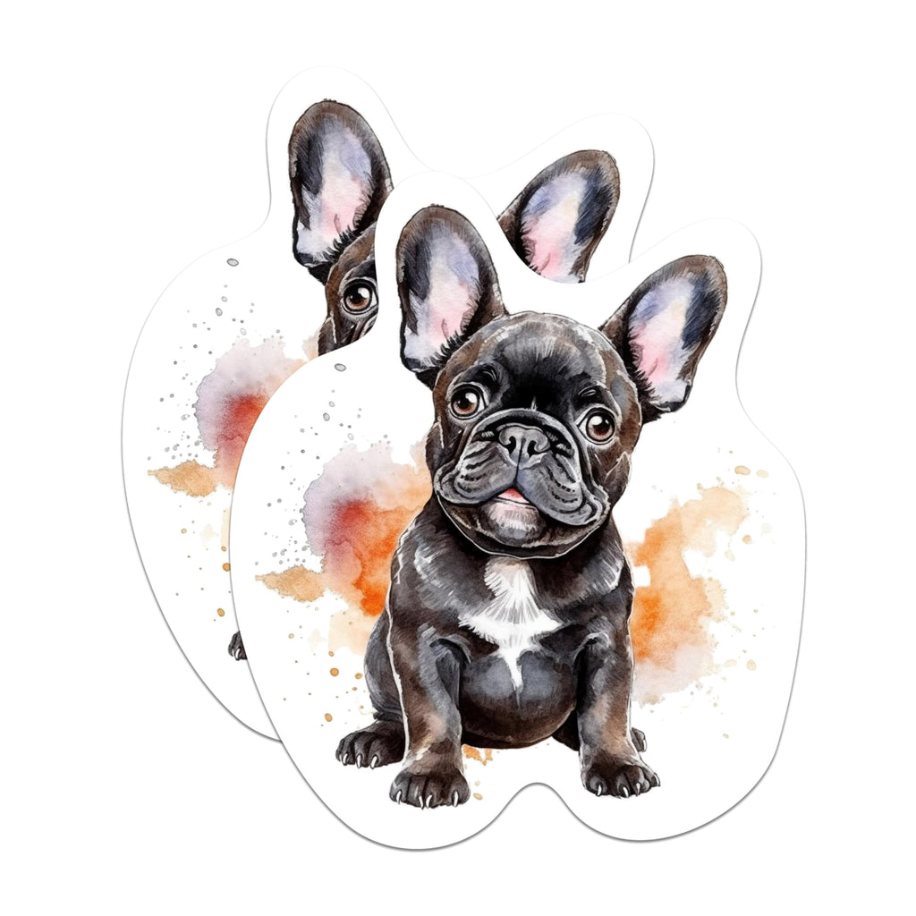 (2 Pack) French Bulldog Magnets - French Bulldog Dog Breed Magnets - Frenchie Breed - 5 Inches On Longest Side - Premium Magnet - for Cars, Refrigerators, Toolboxes - Made in USA - MAG2193