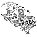 (3 Pack) Texas Home Decals - State Pride - Texas Love Stickers - 3 Inches On Longest Side - Easy Peel & Apply - Made in USA - 3MCS7857