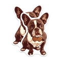 (2 Pack) French Bulldog Magnets - Dog Breed Art - Unique Pet Lover Decor - 5" On Longest Side - Premium Magnet - for Cars, Refrigerators, Toolboxes, Lockers - Made in USA - MAG17085