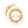(2 Pack) Be The Good See The Good Magnets - Positive Vibes Retro Sun Aesthetic - Inspirational Decor for Fridge Locker - 5 Inches On Longest Side - Thick Durable Magnet - Made in USA - MAG36646