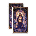 (2 Pack) Hourglass Woman Stickers - Celestial Timekeeper - Mystic Figure Decals - 5" On Longest Side - Sticks to Smooth Flat Surfaces - Made in USA - BMCS14299
