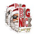 (2 Pack) Big Nick Energy Magnets - Cool Santa Claus Refrigerator Accessory - Funny Christmas Holiday Decor - 5 Inches On Longest Side - Thick Durable Magnet - Made in USA - MAG28875