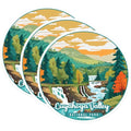 (3 Pack) Cuyahoga Valley Decals - National Park Sticker - Laptop Water Bottle Decals - 3 Inches On Longest Side - Easy Peel & Apply - Made in USA - 3MCS0493