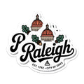 (2 Pack) Raleigh North Carolina Magnets - Capital City Souvenir - City of Oaks NC Decor - 5" On Longest Side - Premium Magnet - for Cars, Refrigerators, Toolboxes, Lockers - Made in USA - MAG17257