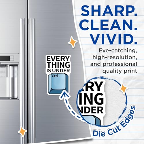 (2 Pack) Everything Under Control Magnets - 5" On Longest Side - for Cars, Fridges, Toolboxes - Made in USA - MAG7419