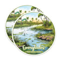 (2 Pack) Everglades National Park Bumper Magnet - US National Park - Choose from 63 Parks - 5" On Longest Side - Decal for Car Bumper, Laptop, Water Bottle, Wall, and Window - MAG1576