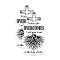 (2 Pack) Revelation 2 7 Magnets - Christian Verse Decor - Bible Quote Fridge Magnets - 5" On Longest Side - Premium Magnet - for Cars, Refrigerators, Toolboxes, Lockers - Made in USA - MAG14087