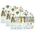 (3 Pack) Autism Decals - Autism Awareness Stickers - Autism Puzzle Pieces Decal - 3 Inches On Longest Side - Easy Peel & Apply - Made in USA - 3MCS7288
