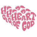 (3 Pack) Heart of God Decals - Christian Stickers - Laptop Decal - Faith Based Sticker - 3 Inches On Longest Side - Easy Peel & Apply - Made in USA - 3MCS7593