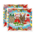 (2 Pack) Mama Claus Magnets - Mrs Claus Christmas Decorations - Holiday Kitchen Mom Grandma - 5 Inches On Longest Side - Thick Durable Magnet - Made in USA - MAG28619