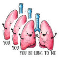 (3 Pack) Lung Anatomy Decals - Medical Humor Decal - Respiratory Therapist Decor - 3 Inches On Longest Side - Easy Peel & Apply - Made in USA - 3MCS6362