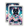 (2 Packs) I See Toe Beans in Your Future Tarot Card Magnets - Magical Mystical Magnets - 5 Inches On Longest Side - Premium Magnet - for Fridges, Toolboxes, Cars - Made in USA - MAG2540