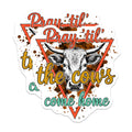 (2 Pack) Cow Quote Magnets - Pray Til Cows Come Home - Funny Farm Magnets - 5" On Longest Side - Premium Magnet - for Cars, Refrigerators, Toolboxes, Lockers - Made in USA - MAG14036