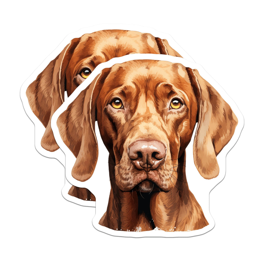(2 Pack) Vizsla Dog Magnets - Vizsla Lover Decor - Hungarian Dog Owners - 5 Inches On Longest Side - Thick Durable Magnet - Made in USA - MAG29364