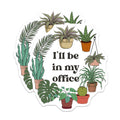 (2 Pack) Plant Office Magnets - Home Office Decor - Botanical Illustration Magnet - 5" On Longest Side - Premium Magnet - for Cars, Refrigerators, Toolboxes, Lockers - Made in USA - MAG17706