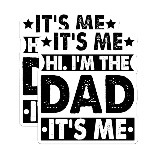 (2 Pack) Dad Fixer of All Things Magnets - Father's Day for Dad - Funny Dad Quote Magnets - Dad Joke Magnets - 5" On Longest Side - for Cars, Fridges, Toolboxes - Made in USA - MAG4111