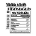 (2 Pack) Ficial Analyst Nutrition Facts Magnets Magnets - Office Decor - Funny Work Quotes - 5" On Longest Side - Made in USA - Sticks to Refrigerators & Metal Surfaces - MAG8801