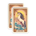(2 Pack) Unicorn Magnets - Fantasy Art Decor - Mythical Creature Collectibles - 5 Inches On Longest Side - Thick Durable Magnet - Made in USA - MAG22075
