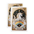 (2 Pack) Rainbow Unicorn Decor Magnet - 5" On Longest Side - Sticks to Smooth Flat Surfaces - Made in USA - MAG10157