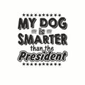 (3 Pack) My Dog Smarter Decals - Political Satire - Funny Dog Lover - 3 Inches On Longest Side - Easy Peel & Apply - Made in USA - 3MCS7772
