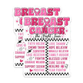 (2 Pack) Breast Cancer Awareness Stickers - The Fight Tour - Inspirational Words - Positive Motivation Decal - 5" On Longest Side - Sticks to Smooth Flat Surfaces - Made in USA - BMCS5822